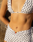 WHITE POLKA DOT SHORT