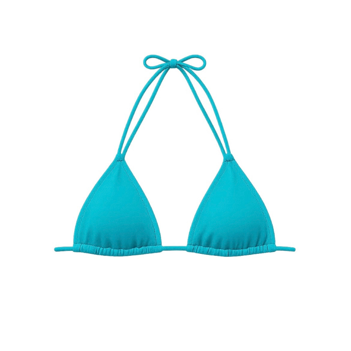 AQUA DOUBLE STRING HALTER TOP