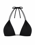 BLACK DOUBLE STRING HALTER TOP