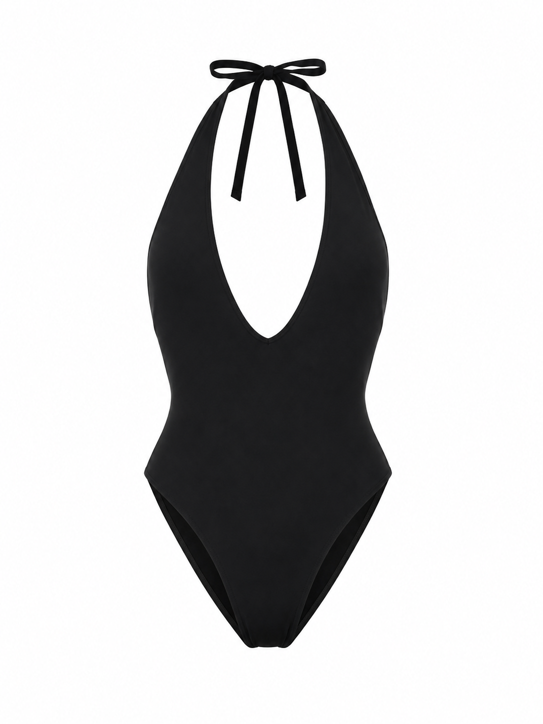 BLACK V-PLUNGE SHAPING ONE PIECE