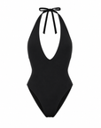 BLACK V-PLUNGE SHAPING ONE PIECE
