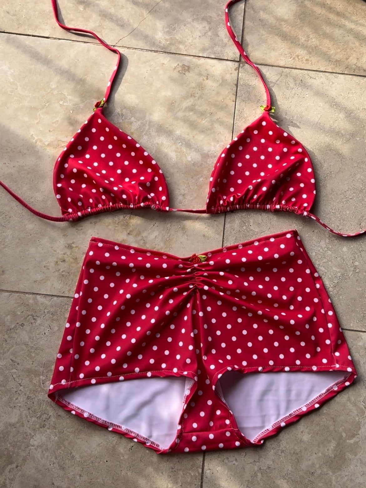 RED POLKA DOT SHORT