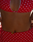 RED POLKA DOT SKIRT