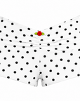 WHITE POLKA DOT SHORT