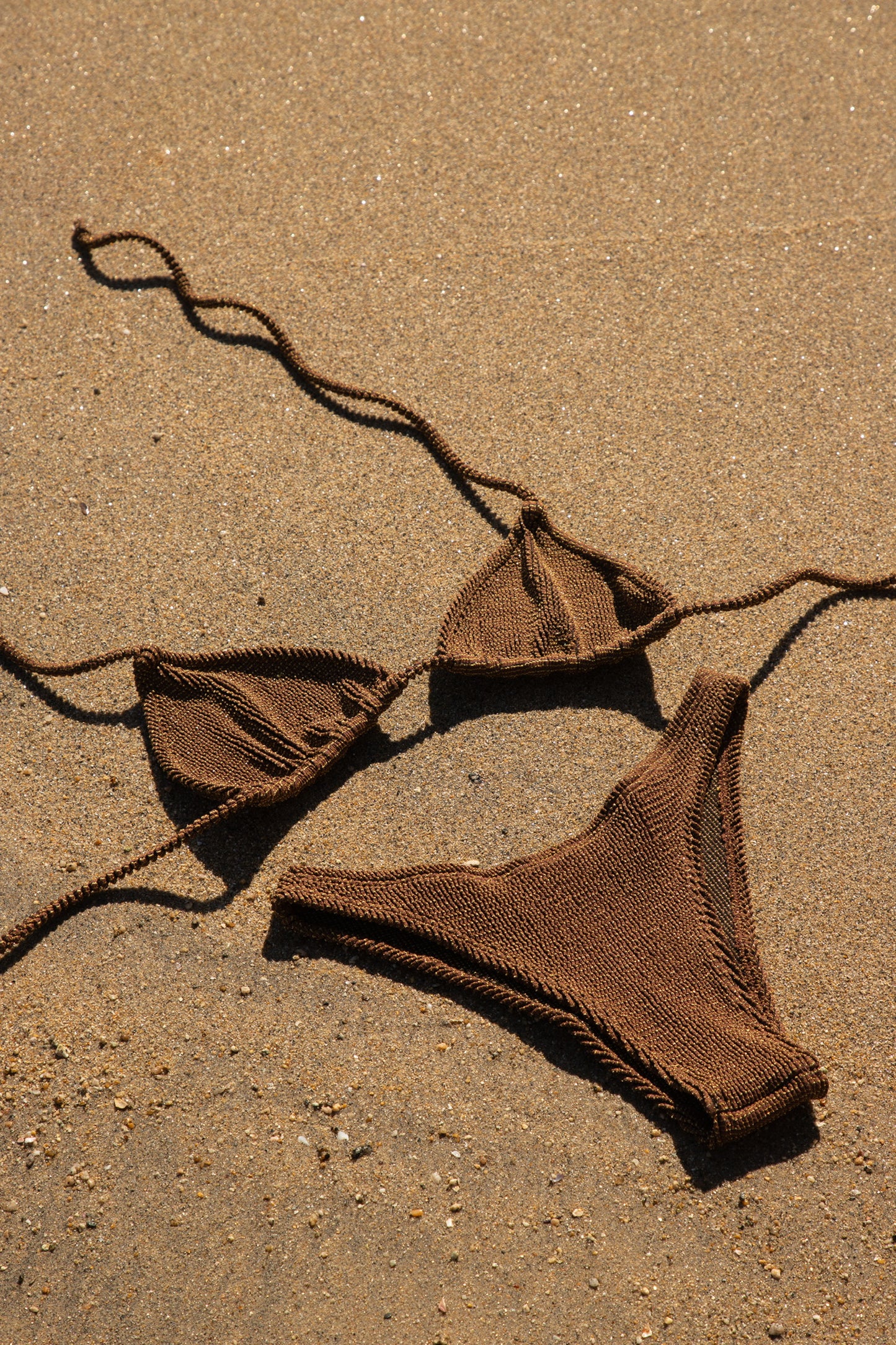 Bronze Crinkle MIDWAIST BOTTOM