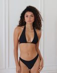 BLACK MIDWAIST BOTTOM